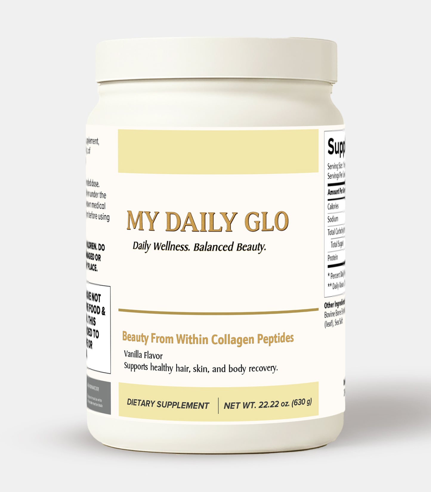 Beauty From Within Collagen Peptides | Vanilla Flavor