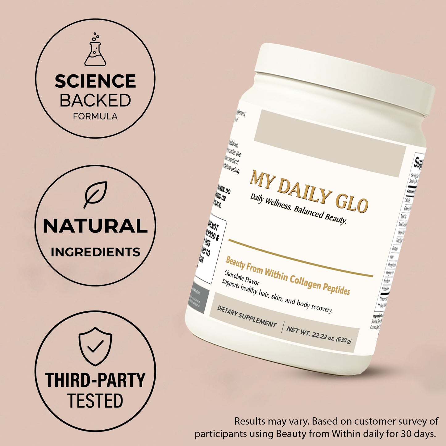 Beauty From Within – Collagen Peptides (Chocolate)