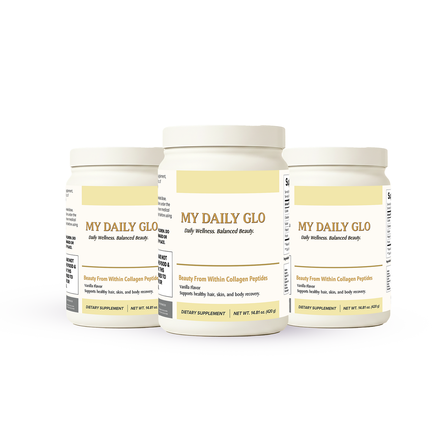 Beauty From Within Collagen Peptides | Vanilla Flavor